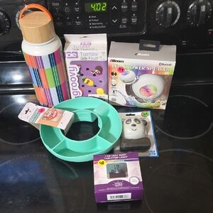 Colorful Striped Tumbler by [Brand]